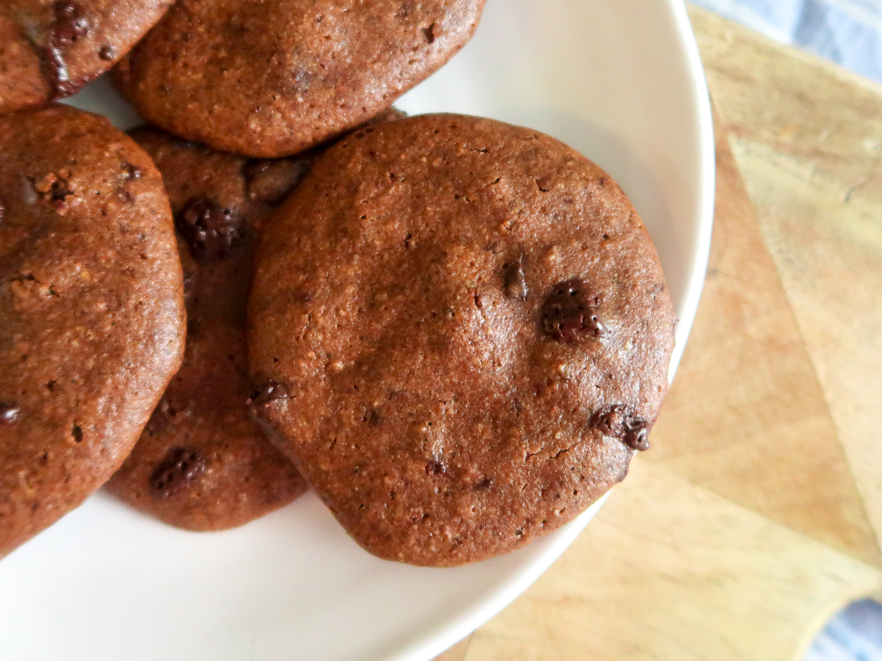 chokladcookies med mandelsmör lchf paleo clean