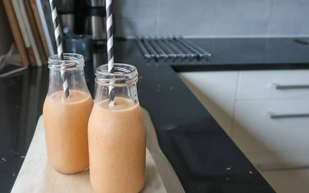 Pumpasmoothie med extra protein & mct