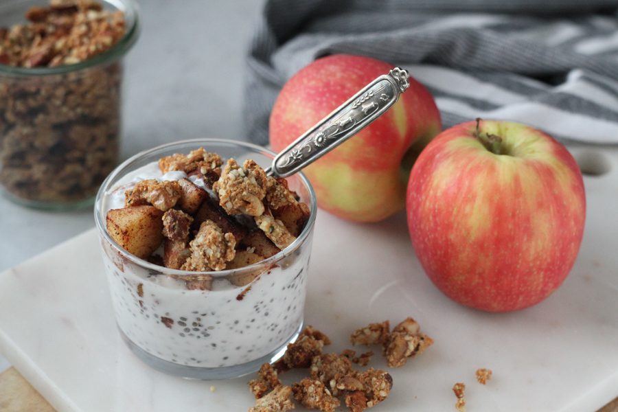 äpple med chiapudding
